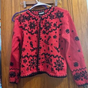 Studio Red and Black Winter Jacket